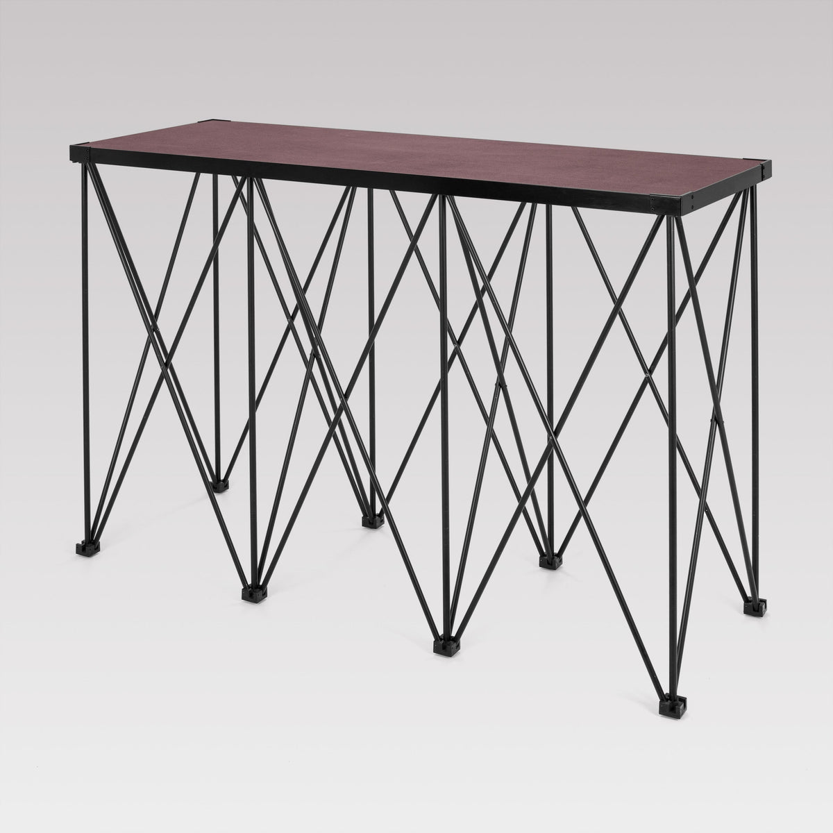 Foldable coffee table 50x142 Black